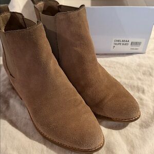 Steve Madden Taupe Ankle Boots